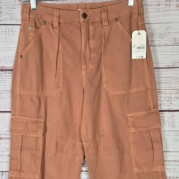 Billabong Walk Along Cargo Pants in Sunburnt Brown 27 Skater Earthy Granola NWT - Picture 6 of 14